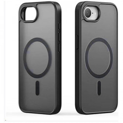 Чохол-накладка (силіконовий) Apple iPhone 16е Monblan Magnetic Matte Series Black