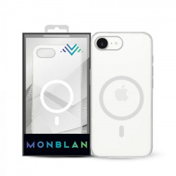Чохол-накладка (силіконовий) Apple iPhone 16е Monblan Magnetic Crystal Series Transparent