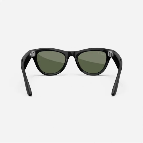 Ray-Ban Meta Skyler Standard - Shiny Black / G-15 Green (RW4010 601/71 52-20)