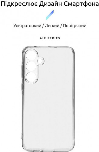 Чохол-накладка (силіконовий) Samsung A55 5G (A556) ArmorStandart Air Camera Cover Clear (ARM74342)