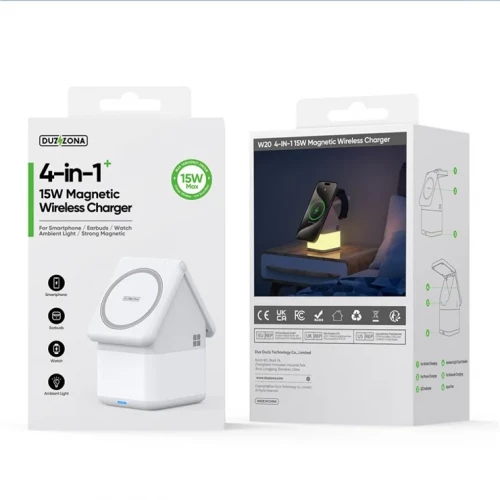 Duzzona W20 4in1 House Shaped Series White