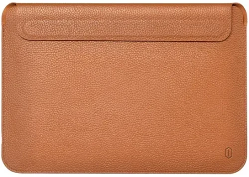Чохол-папка (шкіряний) Apple MacBook Pro 16" WIWU Genuine Leather Laptop Sleeve Brown