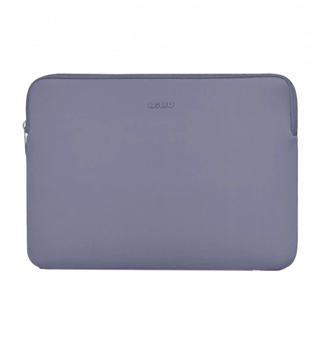 Чохол-папка (тканинний) Apple MacBook Pro 13"/14.2" WIWU Skin Zero Sleeve Purple