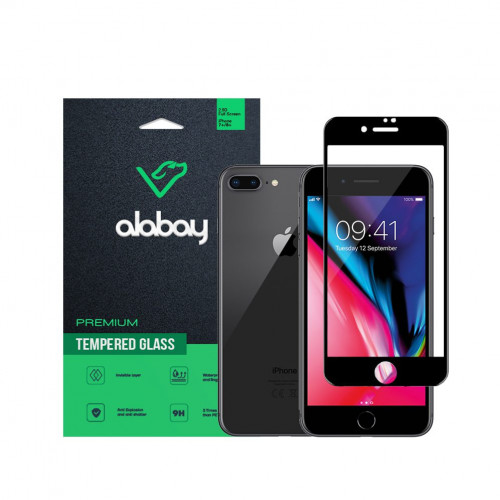 Захисне скло Apple iPhone 8 Plus/7 Plus Alabay Anti Static Black