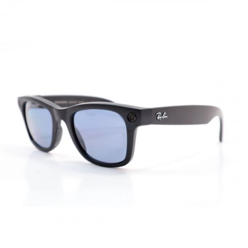 Ray-Ban Meta Wayfarer Matte Black Dusty Blue (RW4006 601SM150)
