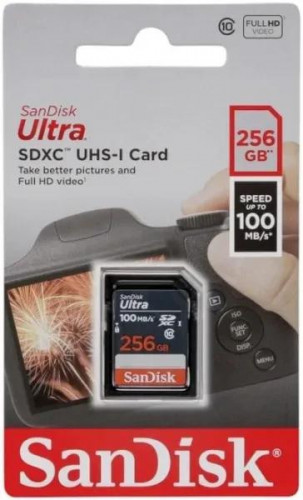 SanDisk 256 GB SDXC UHS-I Ultra SDSDUNR-256G-GN3IN