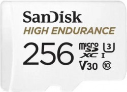 SanDisk 256 GB microSDXC High Endurance UHS-I U3 V30 + SD adapter SDSQQNR-256G-GN6IA