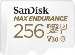 SanDisk 256 GB microSDXC Max Endurance UHS-I U3 V30 + SD adapter SDSQQVR-256G-GN6IA