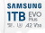 Samsung 1 TB microSDXC Class 10 UHS-I U3 V30 A2 EVO Plus + SD Adapter (MB-MC1T0SA)