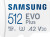 Samsung 512 GB microSDXC Class 10 UHS-I U3 V30 A2 EVO Plus + SD Adapter (MB-MC512SA)