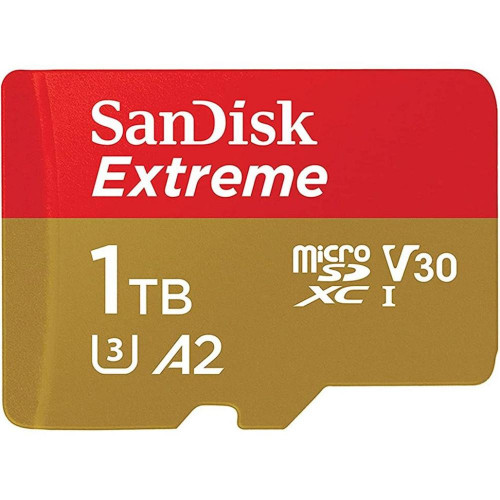 SanDisk 1 TB microSDXC UHS-I U3 V30 A2 Extreme (SDSQXAV-1T00-GN6MN)