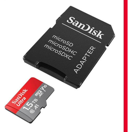SanDisk 1,5 TB microSDXC UHS-I U1 V30 A1 Ultra (SDSQUAC-1T50-GN6MA)