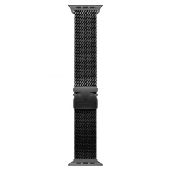 Ремінець Apple Watch 44/45/46/49mm Black Titanium Milanese Loop