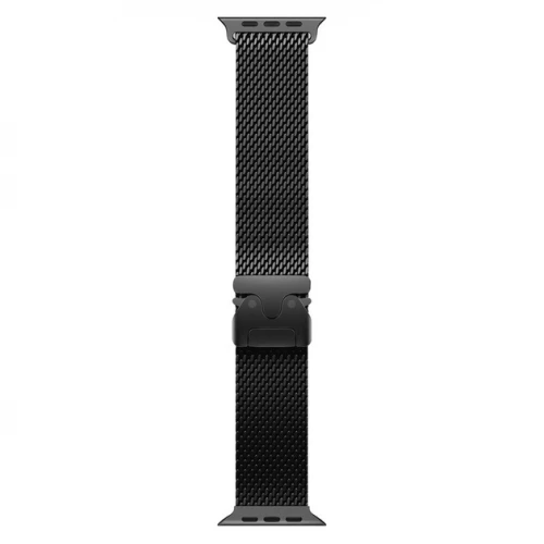 Ремешок Apple Watch 44/45/46/49mm Black Titanium Milanese Loop