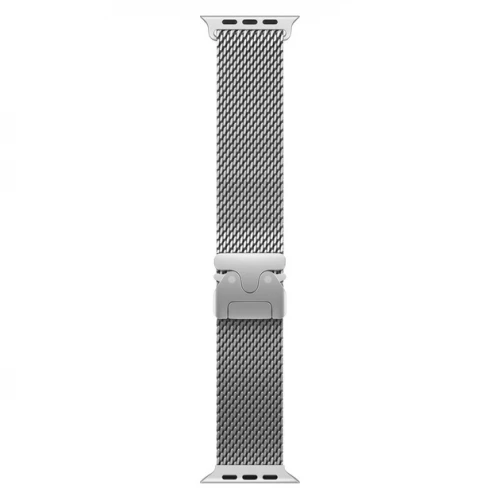 Ремінець Apple Watch 44/45/46/49mm Natural Titanium Milanese Loop