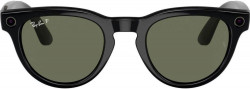 Смарт-окуляри Смарт-очки Ray-Ban Meta Headliner Large - Shiny Black / G-15 Green (RW4009F 601/71 51-23)