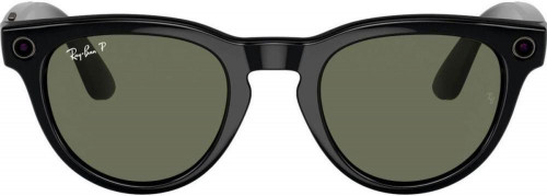 Смарт-окуляри Смарт-очки Ray-Ban Meta Headliner Large - Shiny Black / G-15 Green (RW4009F 601/71 51-23)
