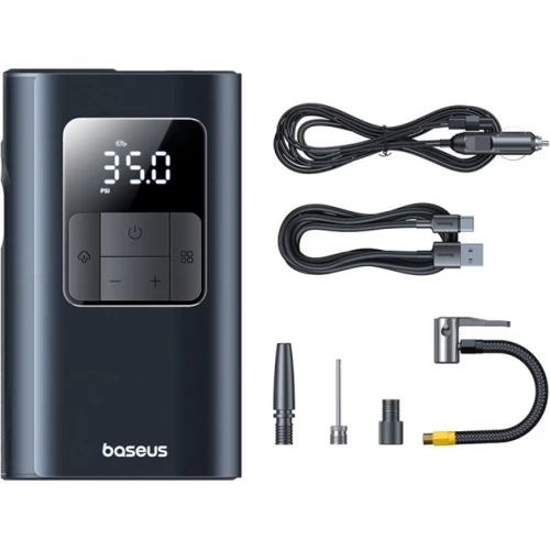 Автокомпрессор Baseus PrimeTrip VA1 2-in-1 1750 mAh Cosmic Black (C11169001121-00)