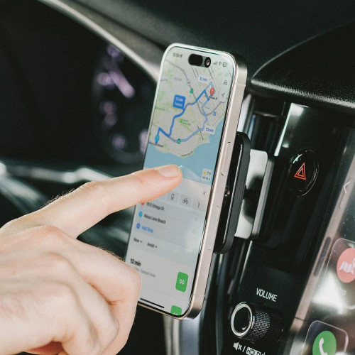 Автомобільний тримач для смартфона NOMAD Charge Magnetic Mount Black