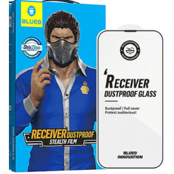 Захисне скло Apple iPhone 16 Pro Blue Large Arc Edge Anti-Dust HD Glass Black (NPB6)