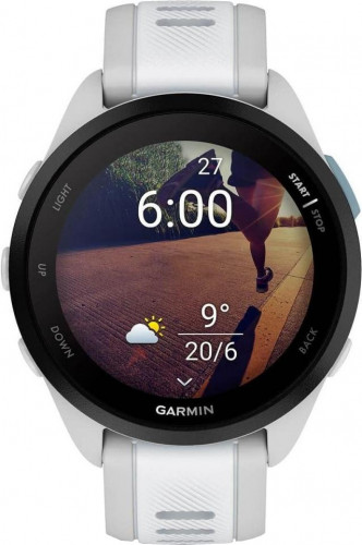 Смарт-годинник Garmin Forerunner 165 Mist Gray/Whitestone (010-02863-21/A1/AD)