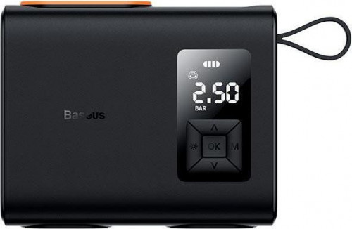 Автокомпрессор Baseus Mega EnergyPump Series Dual Cylinder Wireless Inflator Black