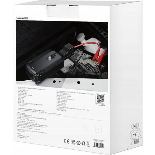 Автономний пусковий пристрій (бустер) Baseus CGNL020001 2000A 20000mAh (1Type-C, 2USB, 3A)