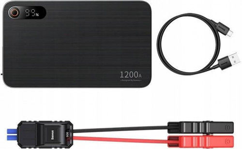 Автономное пусковое устройство (бустер) Baseus Super Energy Pro + 1200A Car Jump Starter Black (C00245700111-00)