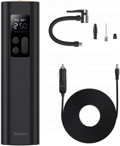 Автокомпрессор Baseus Super Mini Inflator Pump Black