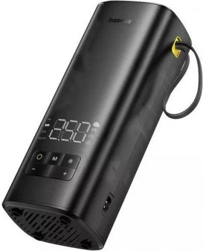 Автокомпресор Baseus SuperMini Mega Series Double Cylinder Air Inflator Black (C11123202111-00)