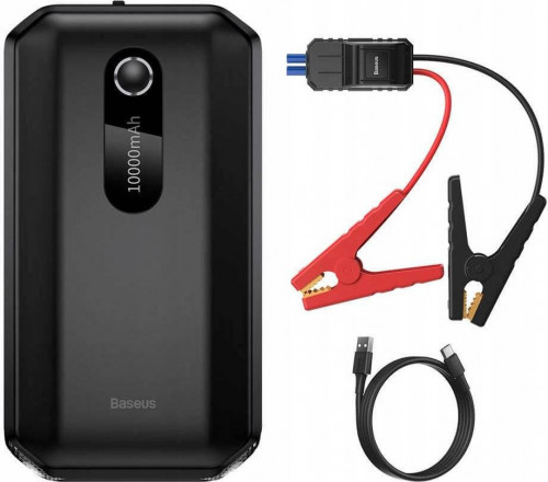 Автономное пусковое устройство (бустер) Baseus Super Energy Air Car Jump Starter 10000mAh Black (CGNL020101)
