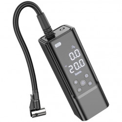 Автокомпресор Hoco ZP7 Maddy (5000 mAh) Black