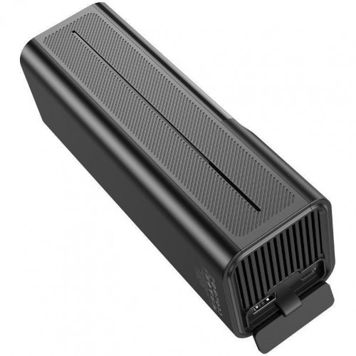 Автокомпрессор Hoco ZP7 Maddy (5000 mAh) Black