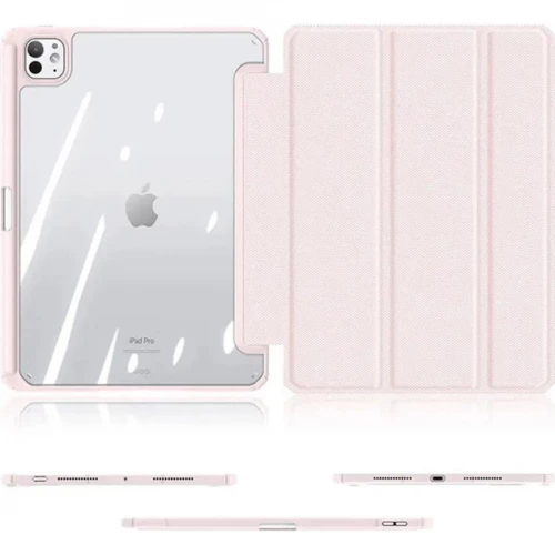 Чохол-книжка (поліуретановий) Apple iPad Pro 13" 2024 Dux Ducis Tobi Series Pink
