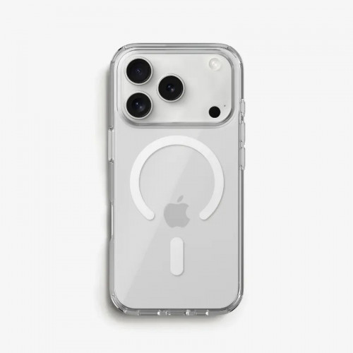 Чохол-накладка (пластиковий) для iPhone 17 Pro Max Clear Case with MagSafe & Button High Copy