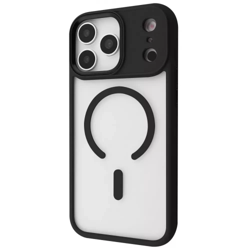 Чохол-накладка (силіконовий) Apple iPhone 17 Pro WAVE Ardor Case with Magnetic Ring Black