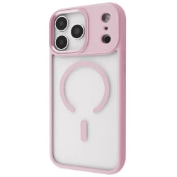 Чохол-накладка (силіконовий) Apple iPhone 17 Pro WAVE Ardor Case with Magnetic Ring Pink