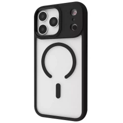 Чохол-накладка (силіконовий) Apple iPhone 17 Pro Max WAVE Ardor Case with Magnetic Ring Black