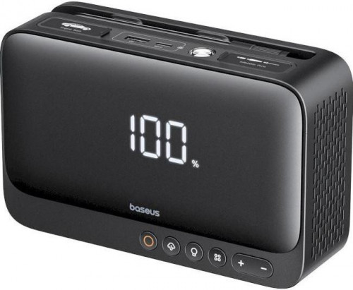 Автономний пусковий пристрій (бустер) Baseus Super Energy Series 4in1 600A Black (C00245902111-00)