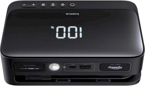 Автономний пусковий пристрій (бустер) Baseus Super Energy Series 4in1 600A Black (C00245902111-00)