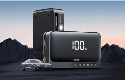 Автономний пусковий пристрій (бустер) Baseus Super Energy Series 4in1 600A Black (C00245902111-00)