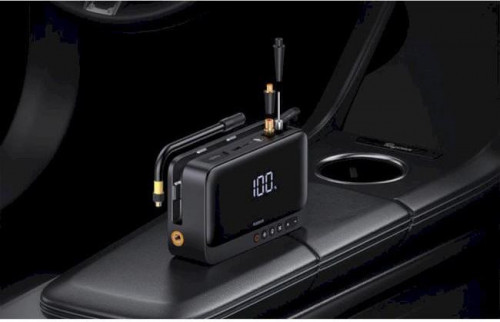 Автономний пусковий пристрій (бустер) Baseus Super Energy Series 4in1 600A Black (C00245902111-00)