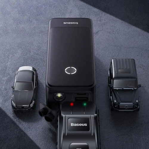 Автономний пусковий пристрій (бустер) Baseus Super Energy Alpha Series Jump Starter 600A Black (C00259200121-00)