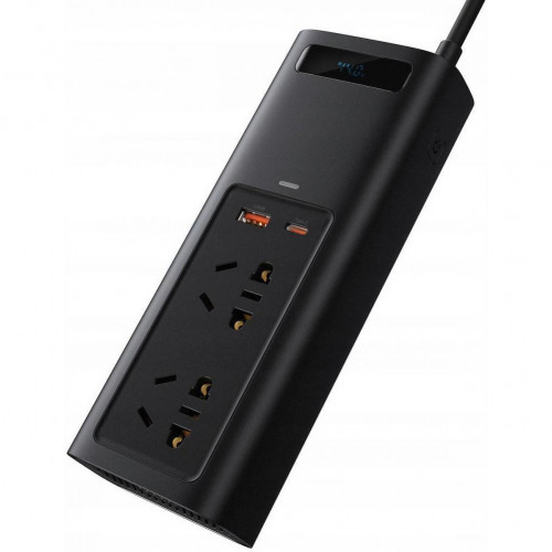 Автомобільний інвертор Baseus In-car Inverter 150W (220V CN/EU)  Black (CRNBQ-A01)