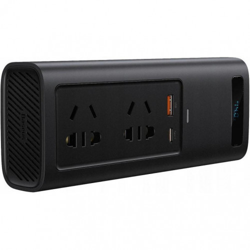 Автомобільний інвертор Baseus In-car Inverter 150W (220V CN/EU)  Black (CRNBQ-A01)