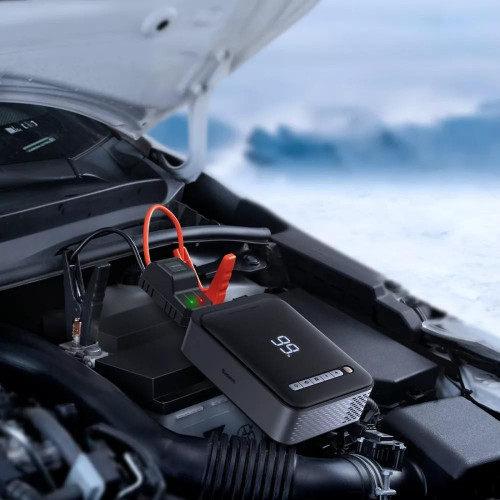 Автономний пусковий пристрій (бустер) Baseus Super Energy 2in1 Car Jump Starter 8000 mAh Black (CGCN000001)