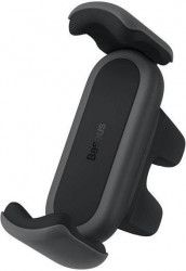 Автомобільний тримач Baseus Steel Cannon 2 Air Outlet Version Black (SUGP000001)