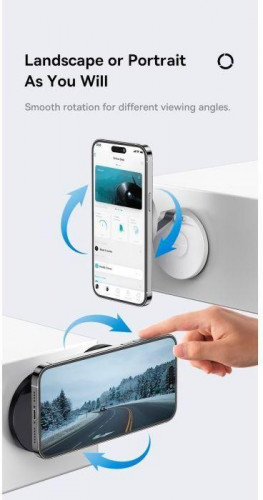 Автомобільний тримач Baseus MagPro Magnetic Foldable Black (B10564101121-00)