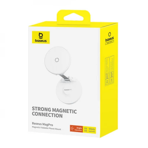 Автомобильный держатель Baseus MagPro Magnetic Foldable White (B10564101211-00)