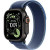 Apple Watch Ultra 3 GPS + Cellular 49mm Black Tit. Case w. Blue/Bright Blue Trail Loop - M/L (MF254+MG9R4)